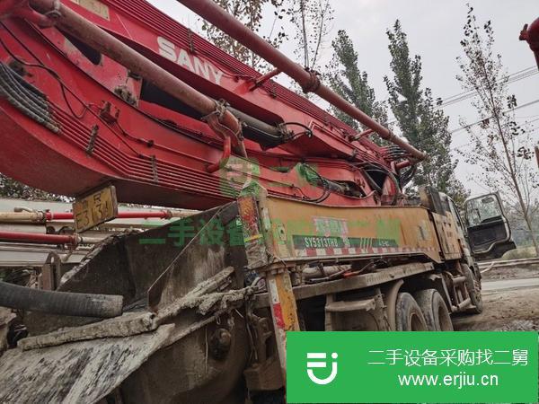 河北出售二手37米泵車，手續(xù)齊全