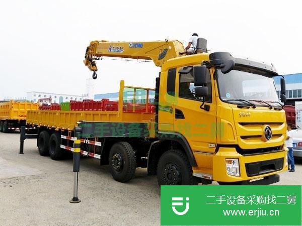 山西出售二手東風特商前四后八14噸隨車吊