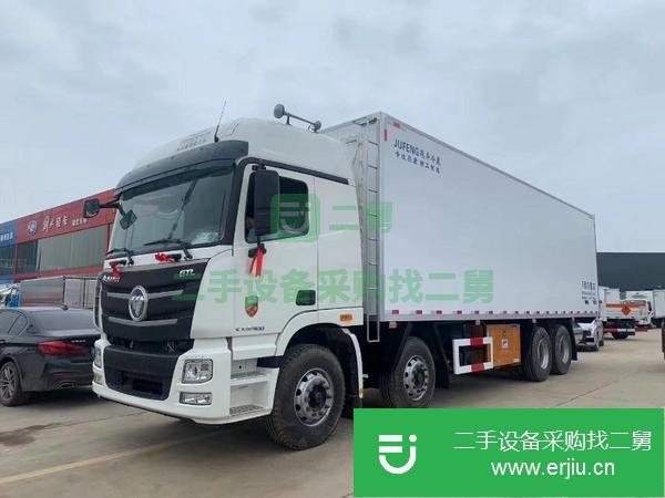 遼寧出售二手福田歐曼9.6米冷藏車