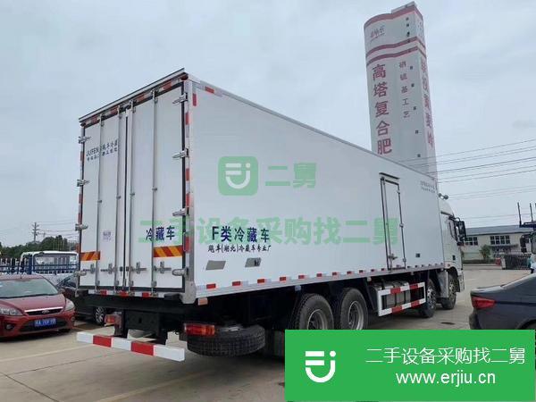 遼寧出售二手福田歐曼9.6米冷藏車