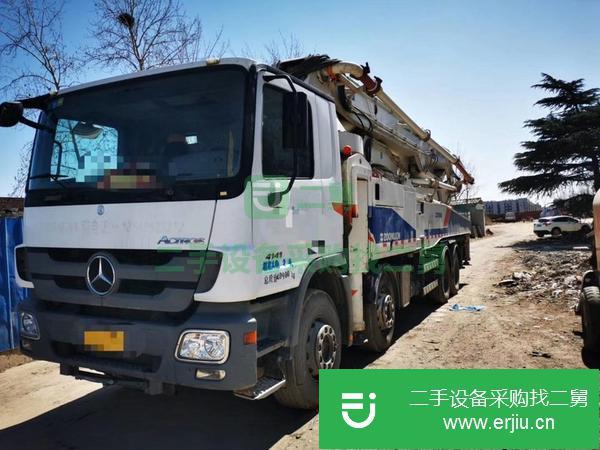河北出售二手中聯49米混凝土泵車