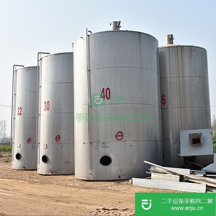 山東出售二手立式不銹鋼儲罐