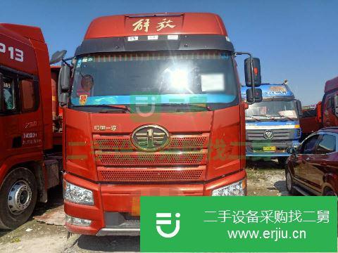 江西出售二手一汽解放J6P牽引后翻自卸車