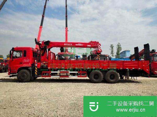 湖北出售二手東風12噸隨車吊