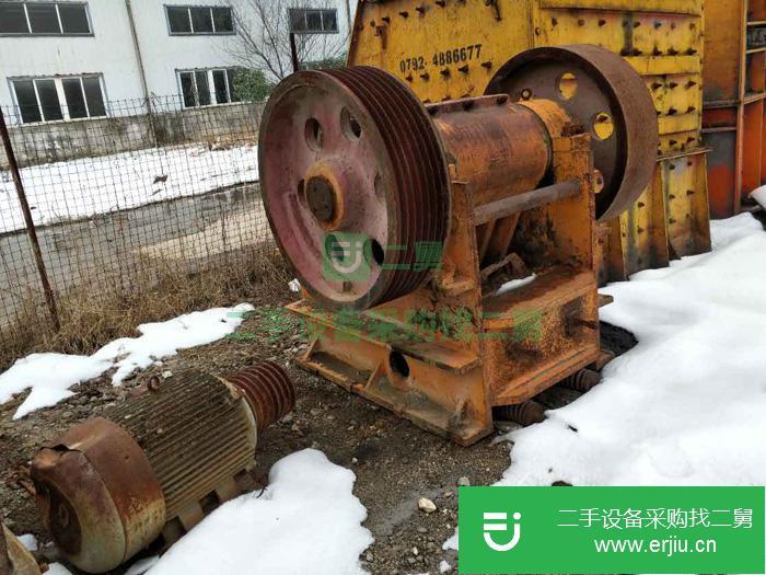 河南出售二手500×750顎式破碎機