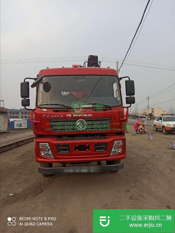 湖北出售二手東風(fēng)單橋8噸4節(jié)臂隨車吊