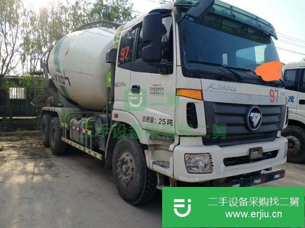 山東出售二手歐曼后八輪14方攪拌車