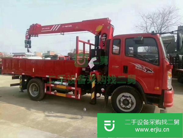 江西出售二手重汽7噸隨車吊