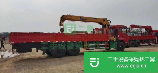 湖北出售二手東風后八輪12噸隨車吊