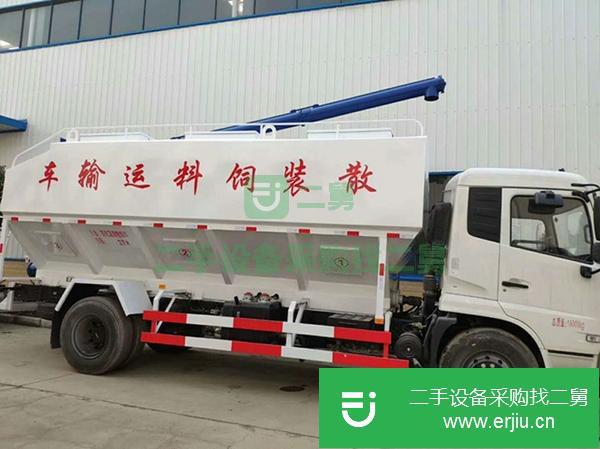 廣西出售二手東風(fēng)單橋散裝飼料運輸車