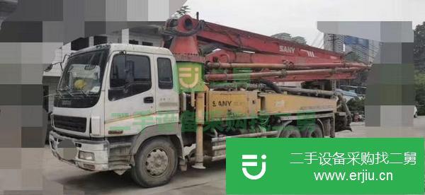 河北出售二手三一37米泵車
