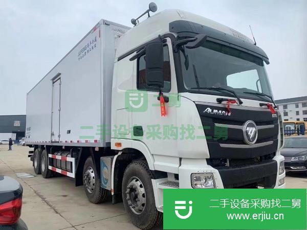 遼寧出售二手福田歐曼9.6米冷藏車