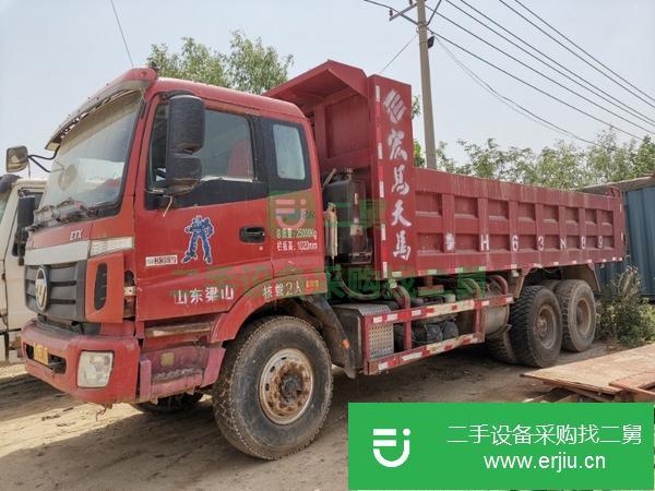 江蘇出售二手歐曼后八輪自卸車