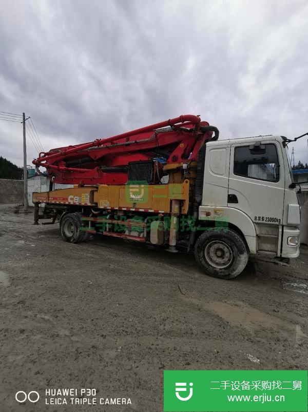 湖南出售二手三一37米泵車