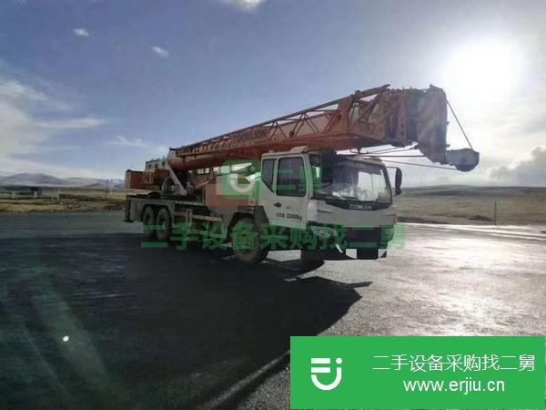 河北出售二手中聯(lián)橙色關(guān)愛25vf5汽車吊