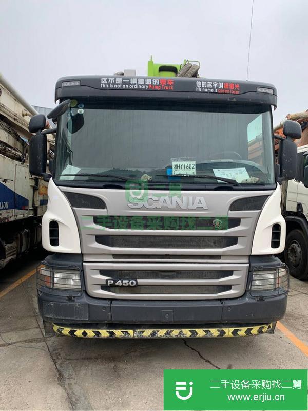 陜西出售二手中聯58米泵車