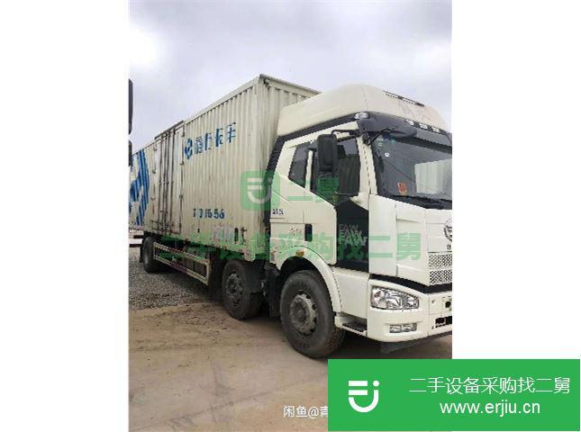山東出售二手東風天龍箱式貨車