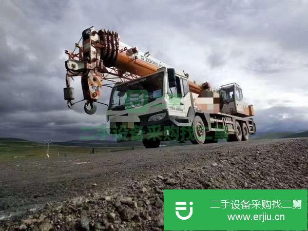 河北出售二手中聯(lián)橙色關(guān)愛25vf5汽車吊