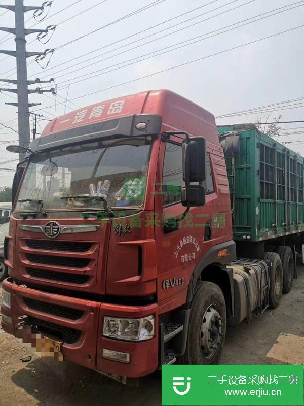 河北出售二手解放J611米半掛車