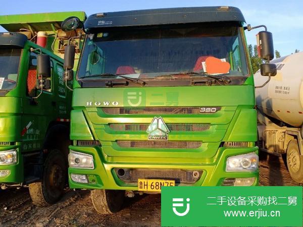 山東出售二手豪沃前四后八7.8米自卸車