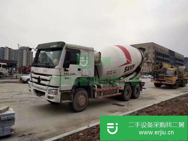 黑龍江蘇出售二手豪沃12方攪拌罐車
