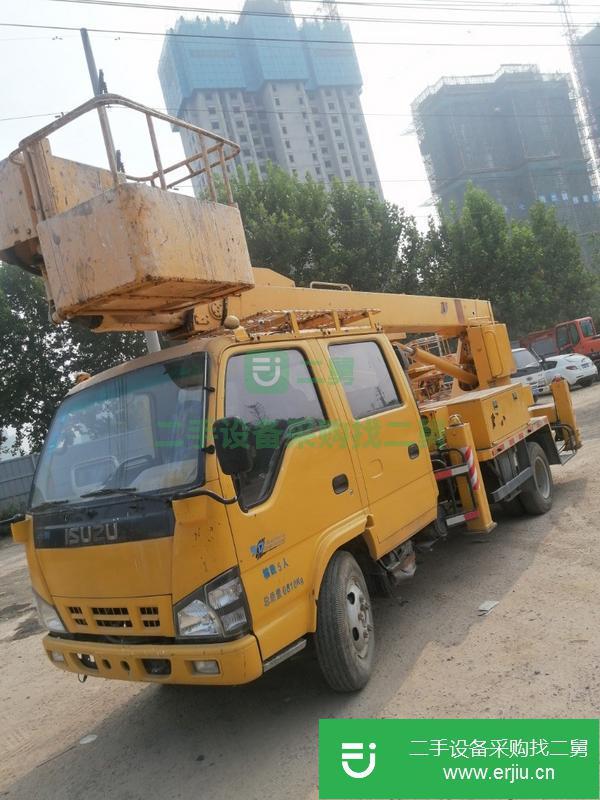 河南出售二手18米伸縮臂高空工程車