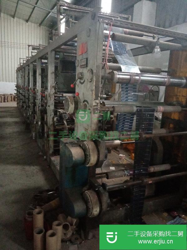 廣東出售二手8色手動凹印刷機