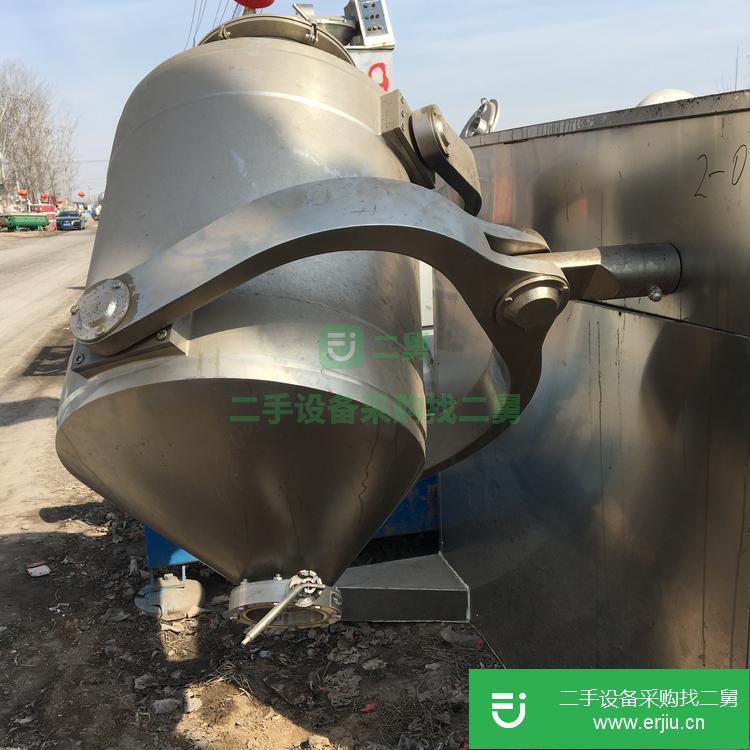 山東出售二手雙螺旋錐形混合機