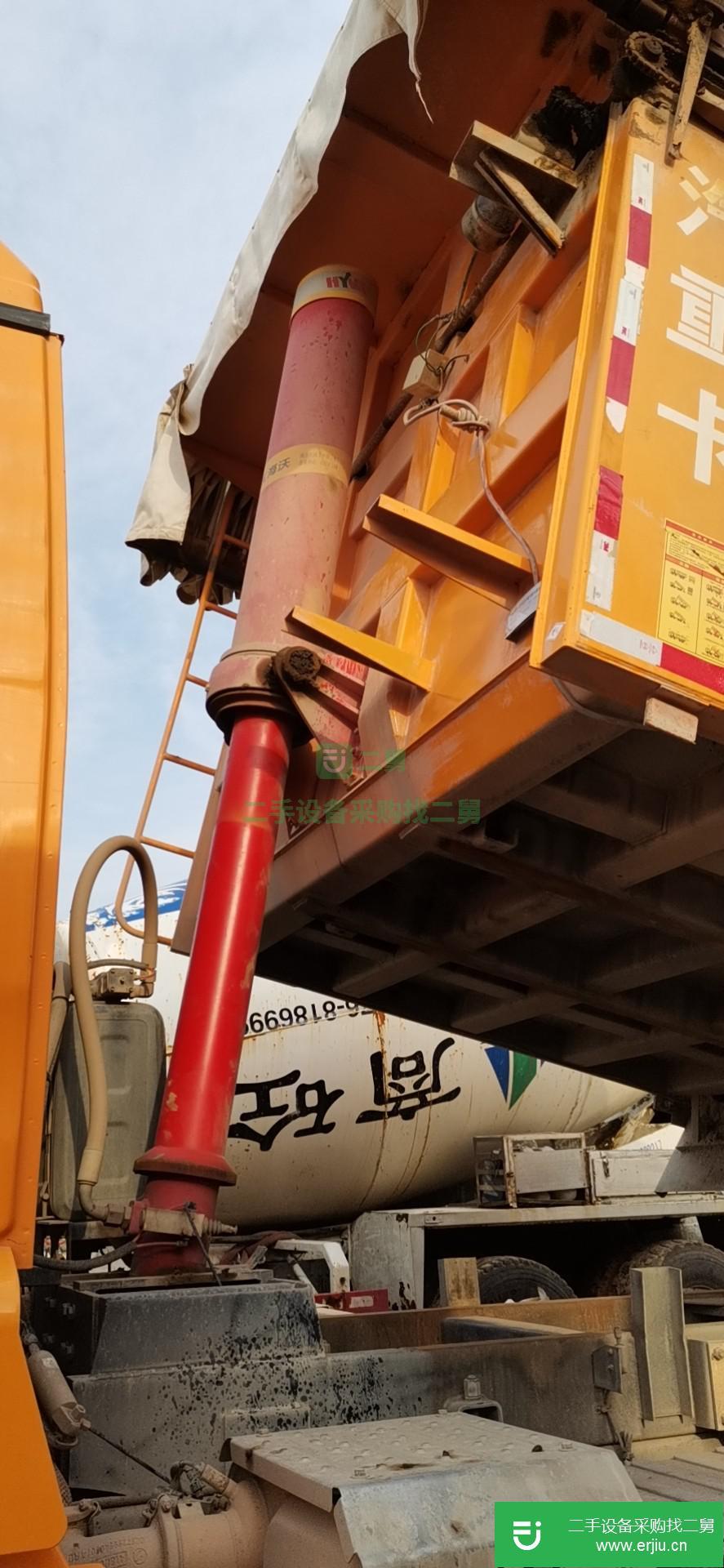 山東出售二手德龍后八輪自卸車