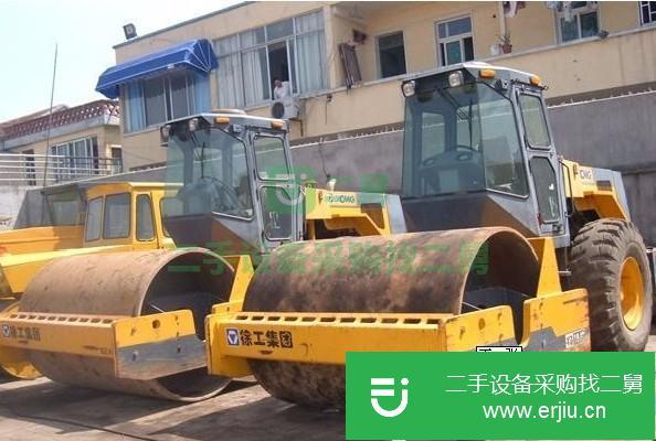 青海出售二手徐工20噸壓路機