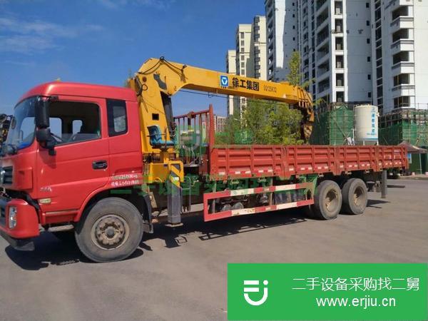 四川出售二手徐工12噸后八輪隨車吊