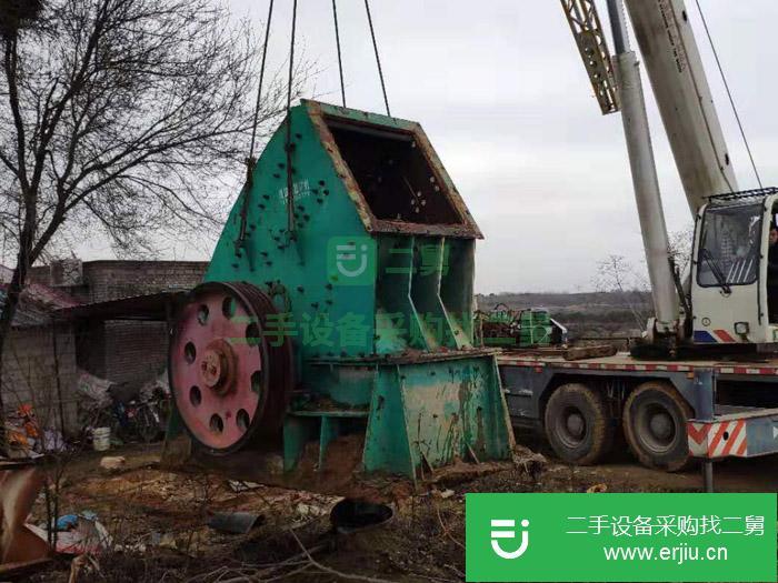 河南出售二手200噸石子破碎機