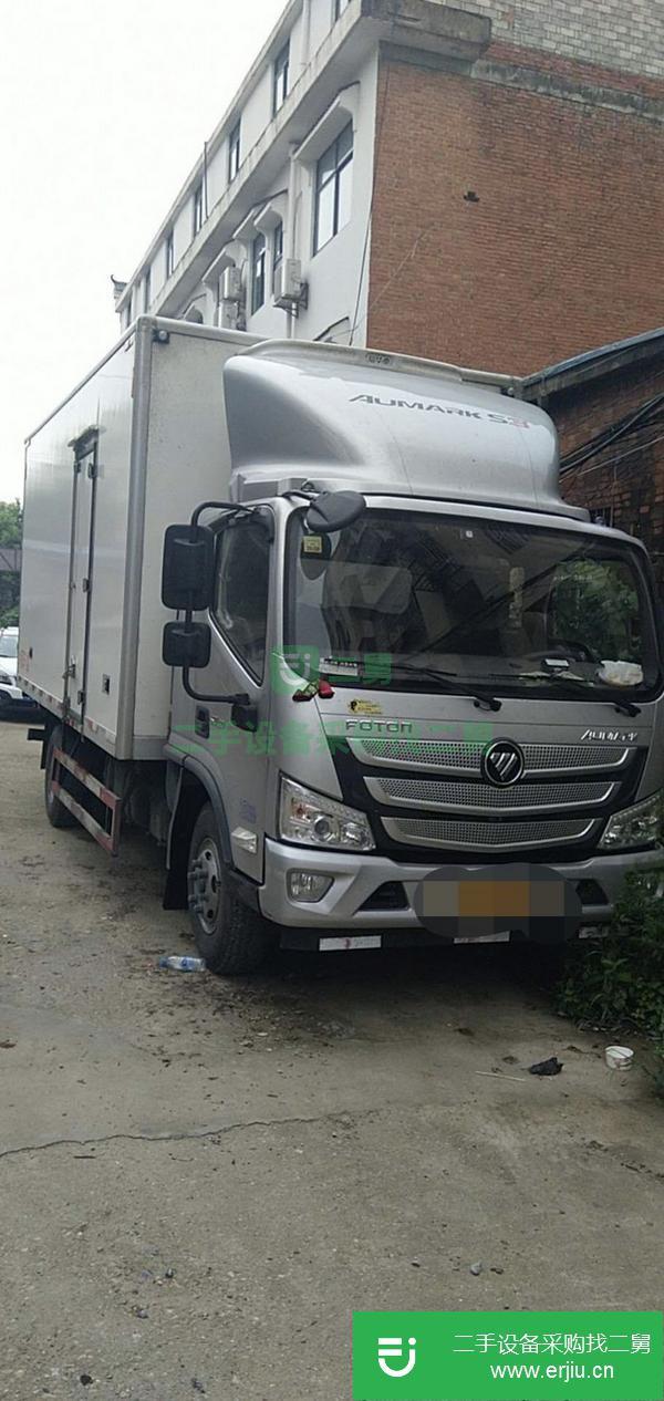 湖北出售二手黃牌福田冷藏車