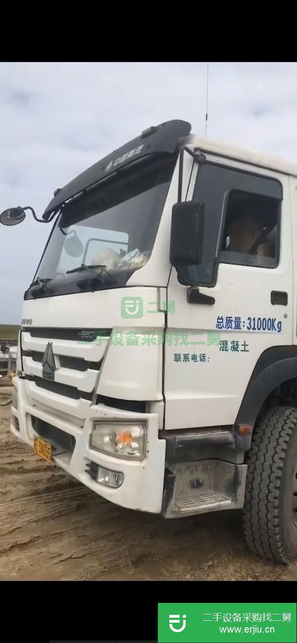 山東出售二手大18方豪沃攪拌車，車況精品，包提檔過戶