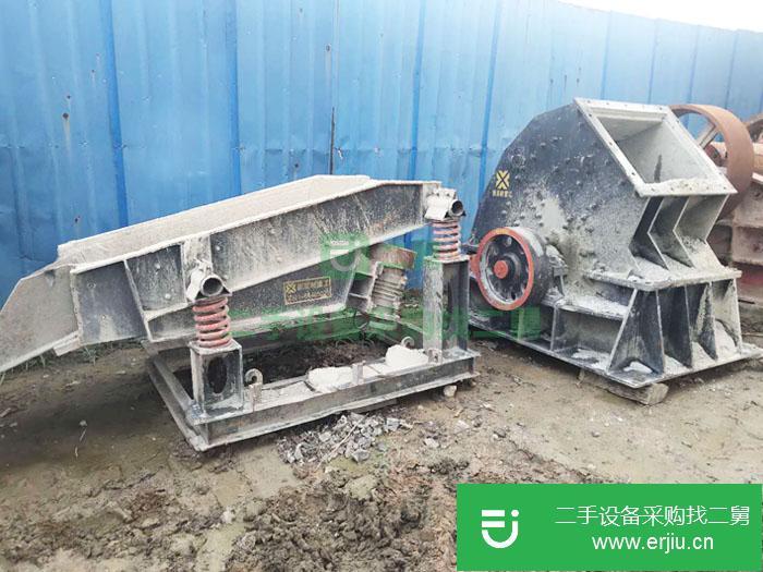 河南出售二手100噸重錘式破碎機