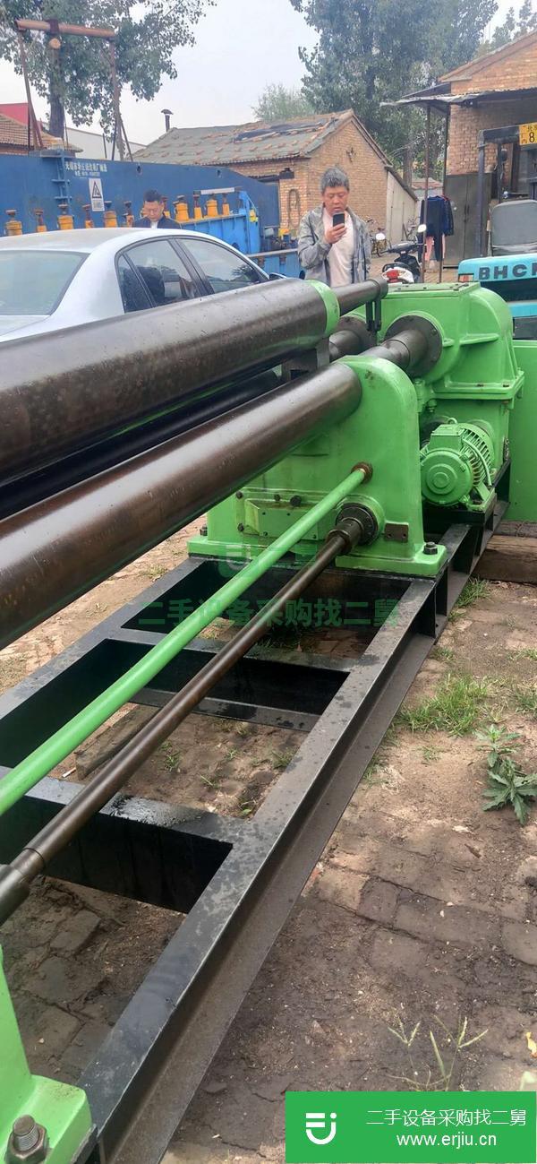 北京出售二手25*2500液壓機械渦輪卷板機