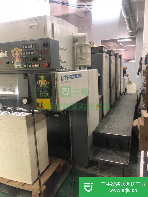 上海出售二手小森428四開四色印刷機
