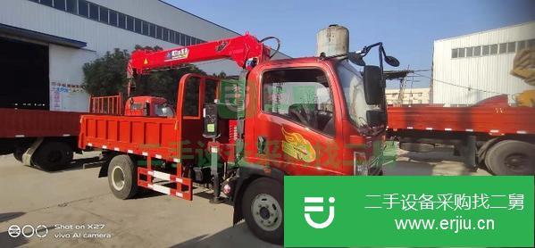 廣西出售二手重汽豪曼5噸隨車吊