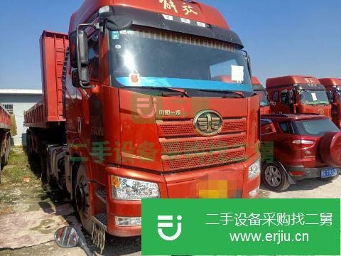 江西出售二手一汽解放J6P牽引后翻自卸車