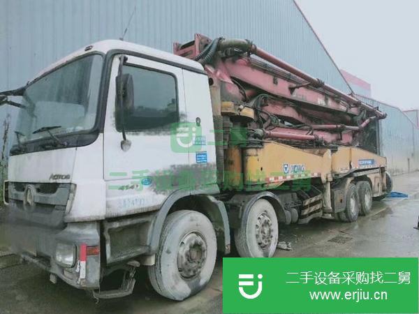 江蘇出售二手徐工48米泵車