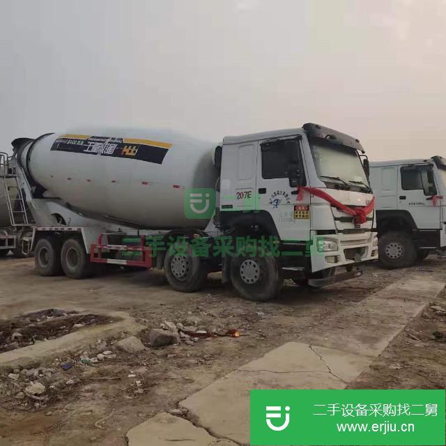 山東出售二手中國重汽前四后八20方攪拌車