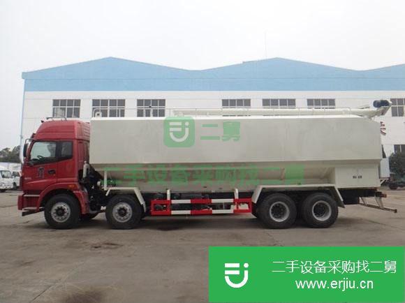 湖北出售二手40方福田歐曼前四后八飼料運輸車