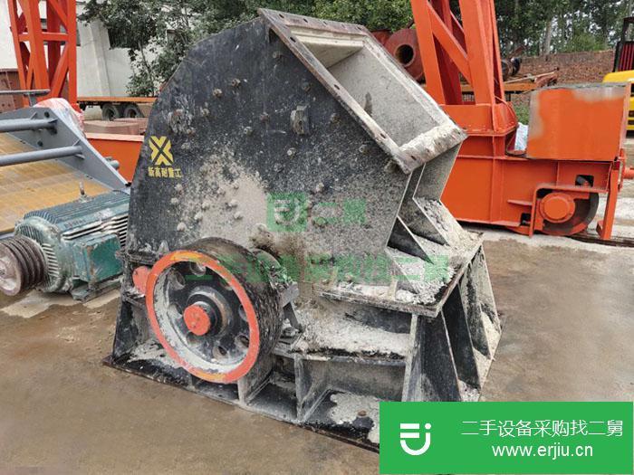 河南出售二手100噸重錘式破碎機