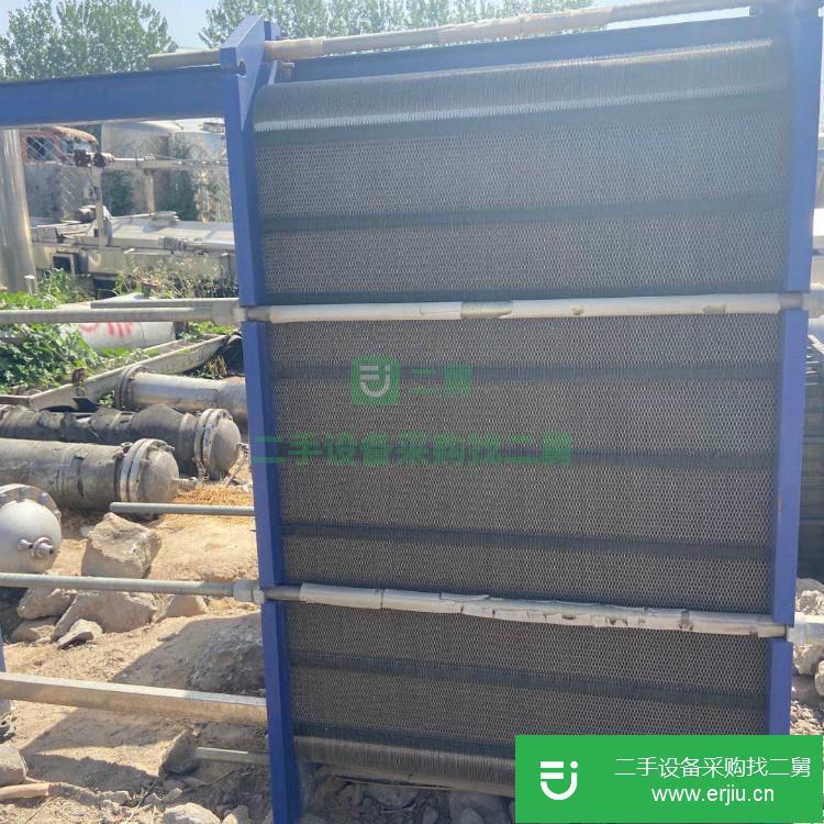 山東出售二手100平方換熱器