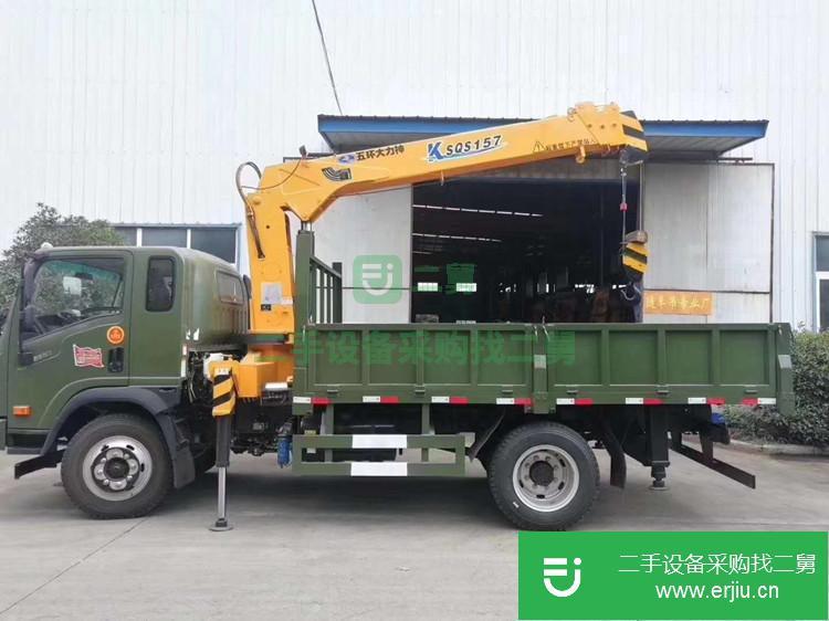湖北出售二手小黃牌6噸隨車吊
