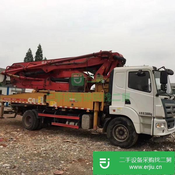 河南出售二手三一37米泵車