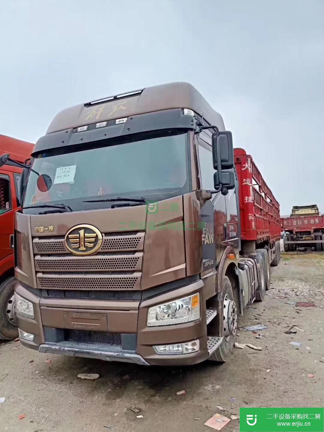 江西出售二手解放J6P半掛車