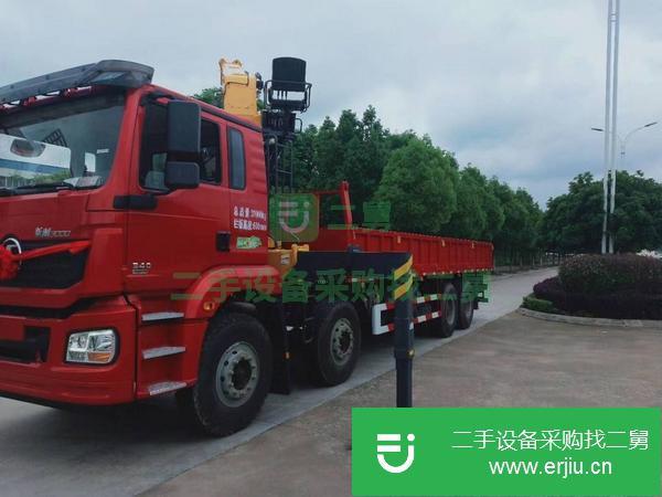 湖北出售二手陜汽濰柴前四后八隨車吊