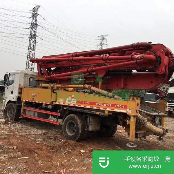 河南出售二手三一37米泵車