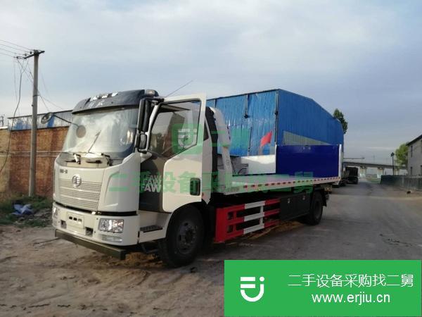 內(nèi)蒙古出售二手解放j6大平板運(yùn)輸車